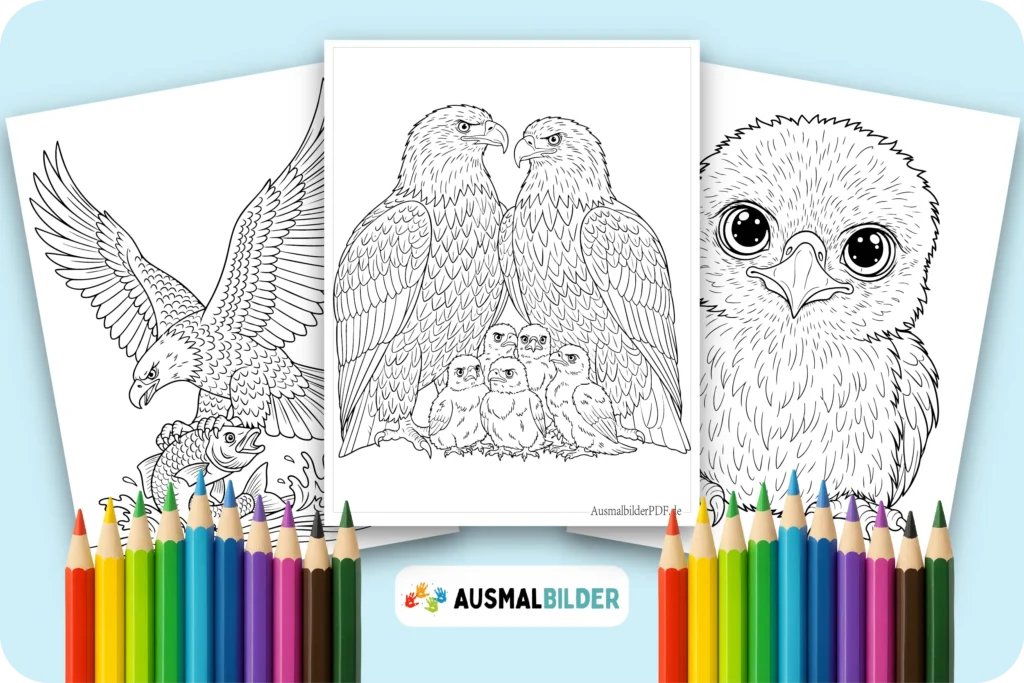 10+ Ausmalbilder Adler (Gratis zum Ausdrucken und Ausmalen) Adler Ausmalbilder kostenlose Malvorlagen zum Ausdrucken für Kinder