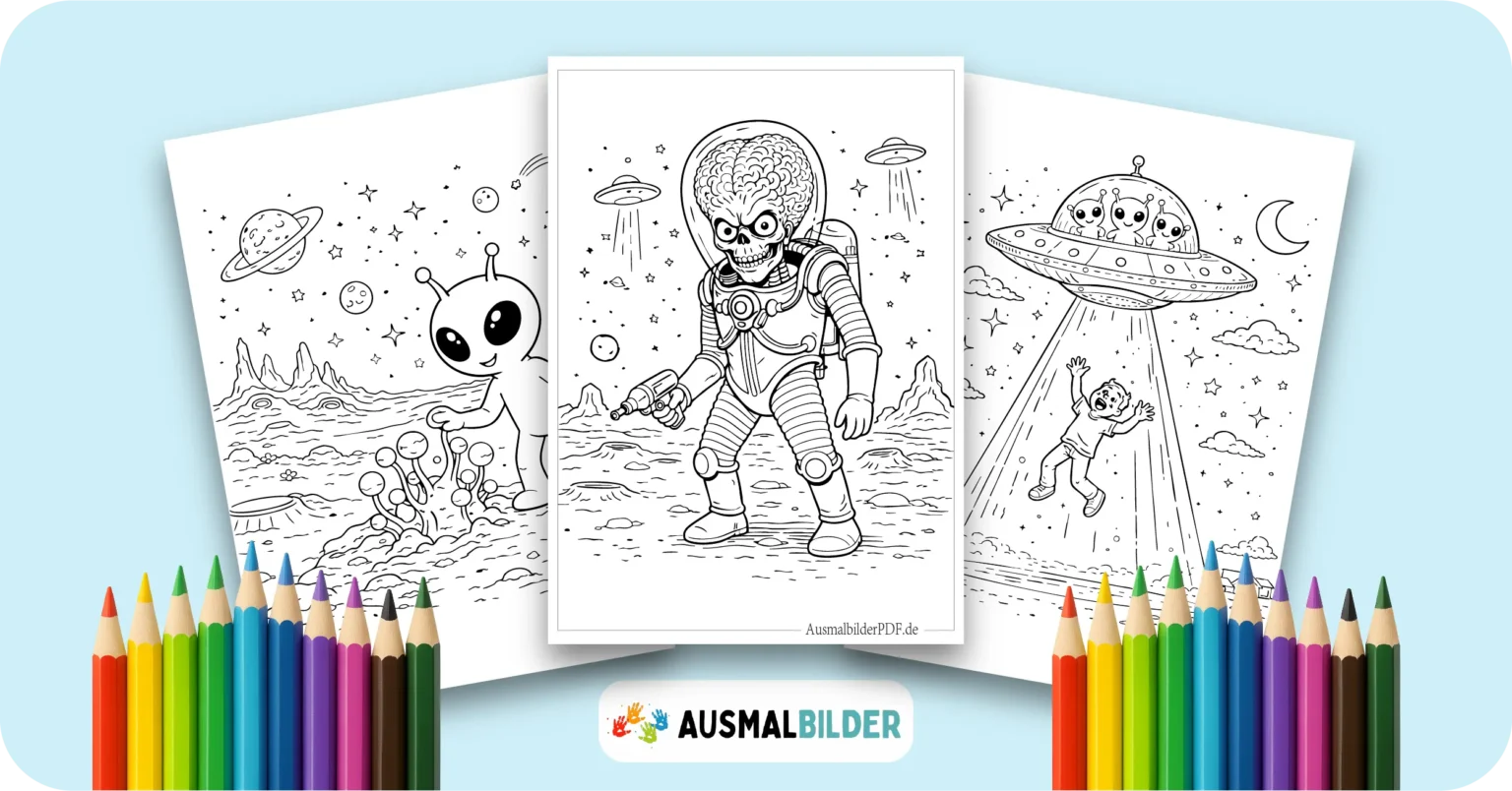 Alien Ausmalbilder (Gratis zum Ausdrucken und Ausmalen) Alien Ausmalbilder kostenlose Malvorlagen zum Ausdrucken für Kinder und Erwachsene