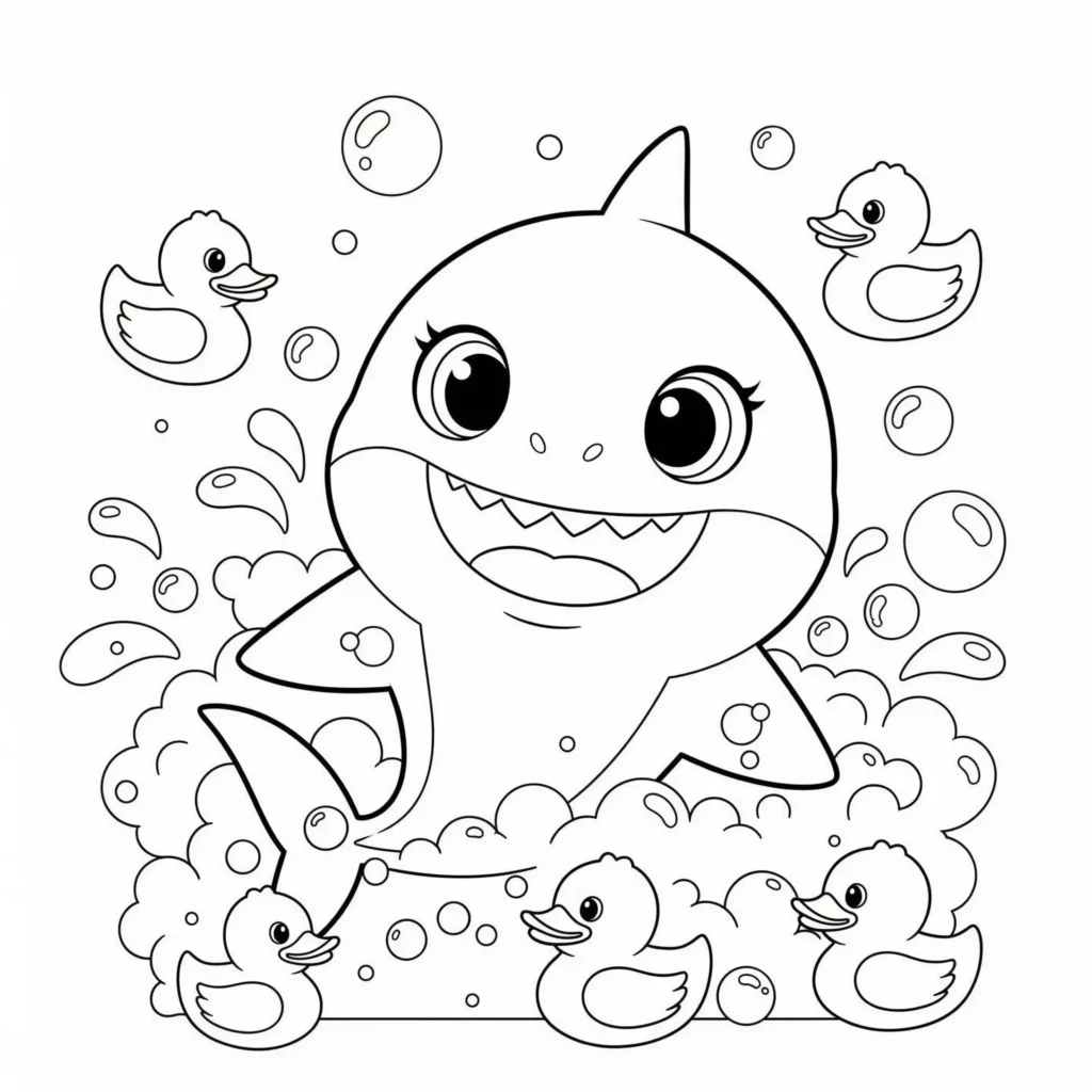 10+ Hai Ausmalbilder (Kostenlos Malvorlage zum Ausdrucken) Baby Hai Ausmalbild zum Ausdrucken kostenlos für Kinder und einfache Malvorlage