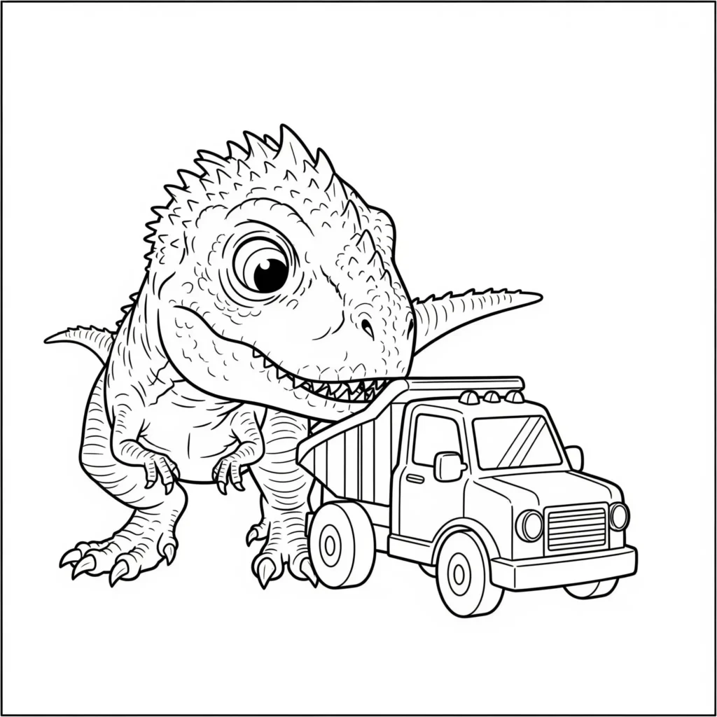 baby indominus malvorlage pdf zum ausdrucken kostenlos für kinder als einfache ausmalbilder