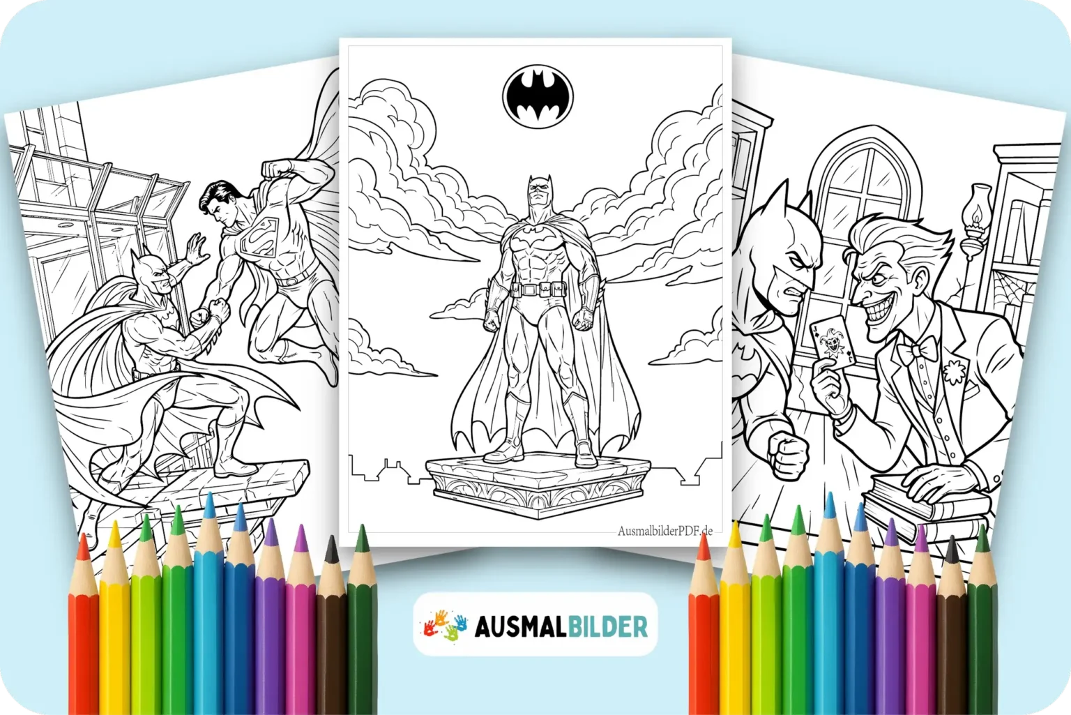 Batman Ausmalbilder kostenlose zum Ausdrucken