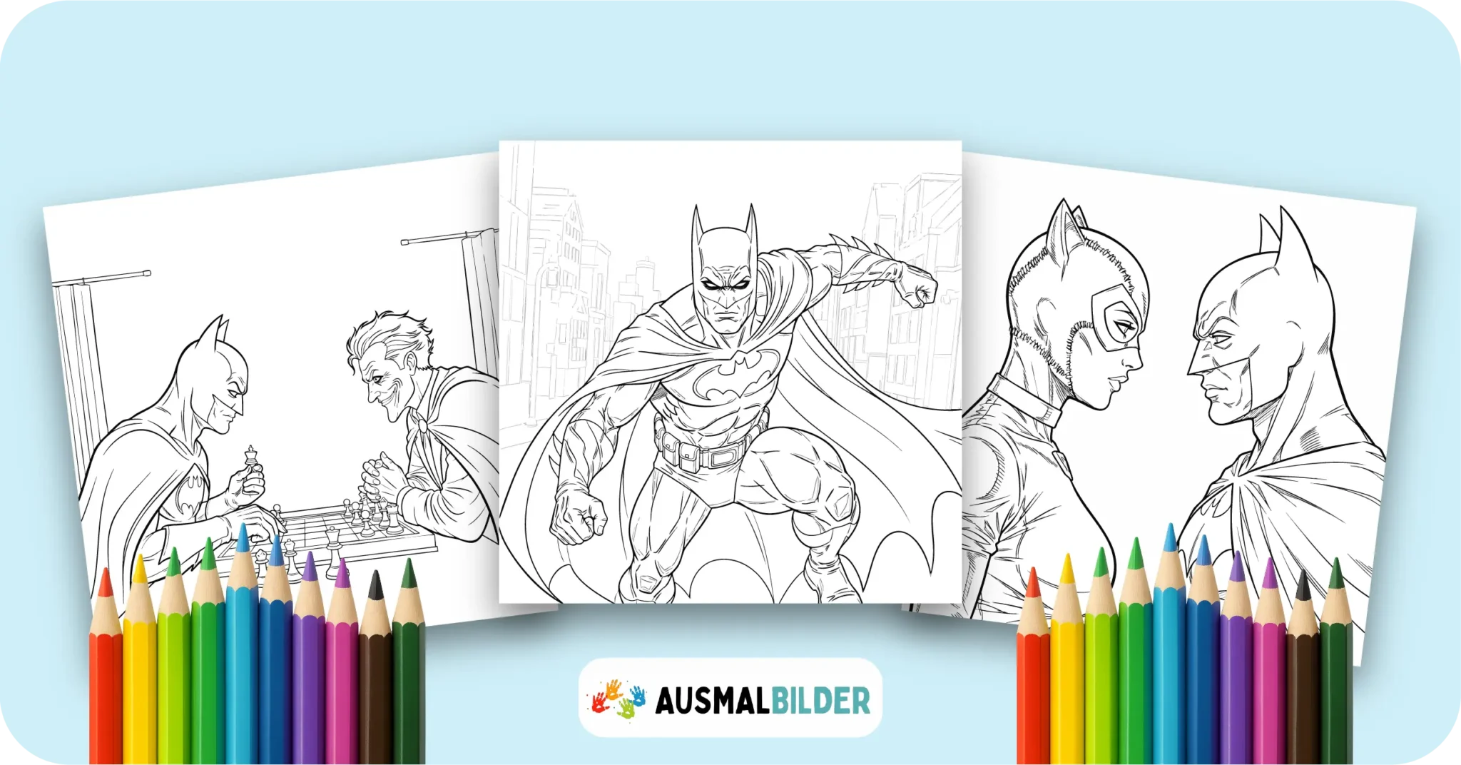 Batman Ausmalbilder (Superhelden Malvorlage zum Ausdrucken) Batman Ausmalbilder kostenlose Malvorlagen zum Ausdrucken für Kinder und Erwachsene