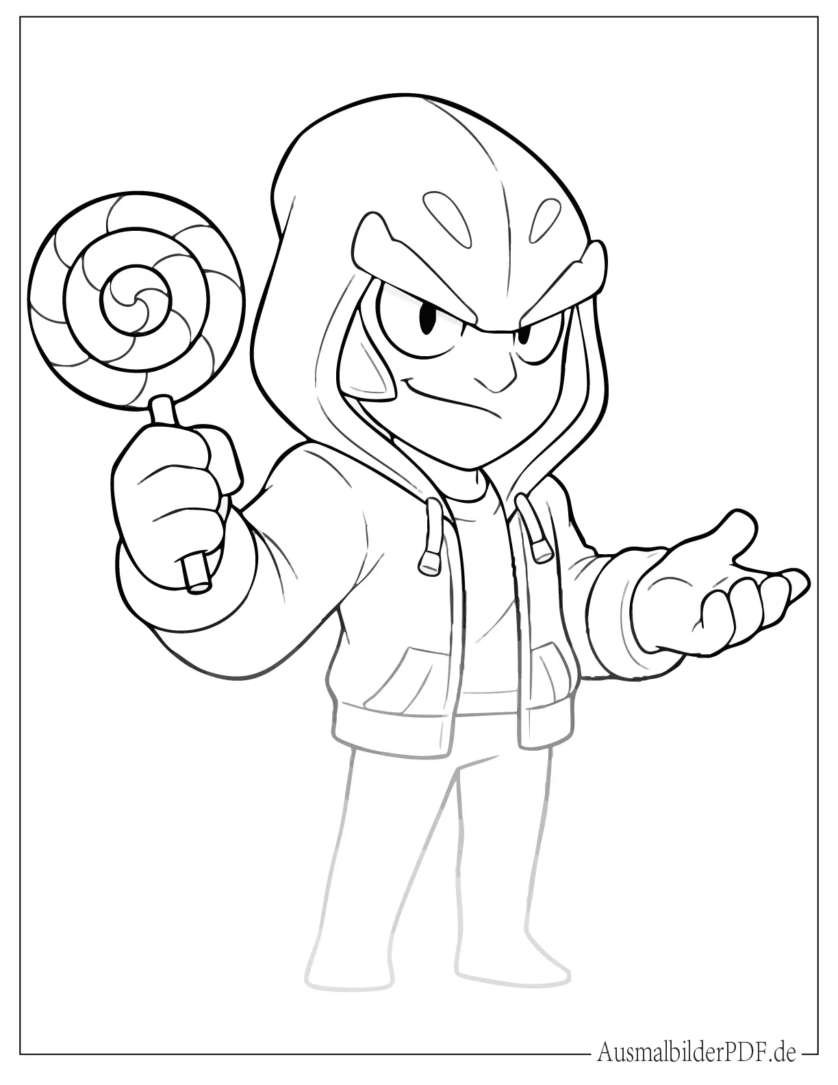 Brawl Stars Leon Verschwindet Druckvorlage