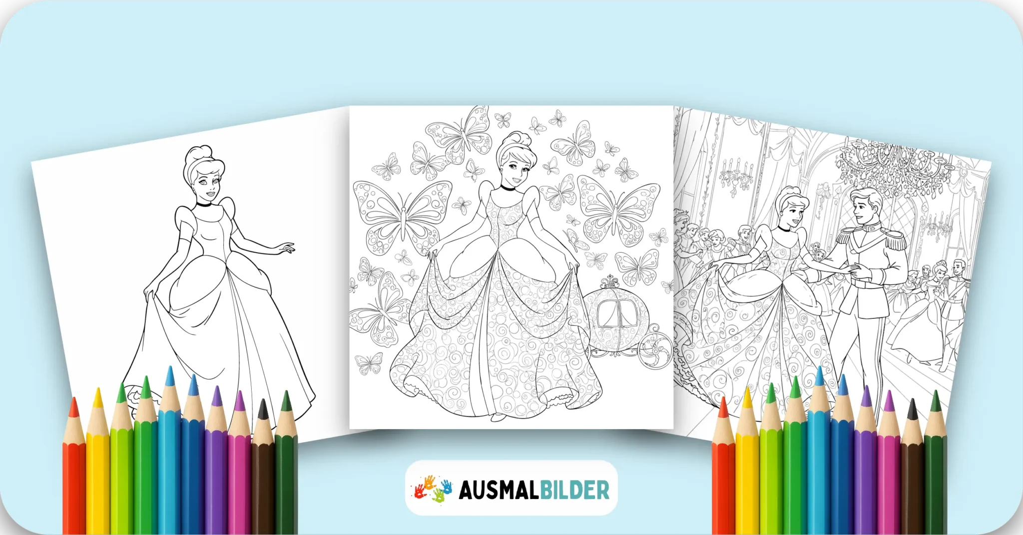 18 Cinderella Ausmalbilder (Aschenputtel Malvorlage drucken) Cinderella Ausmalbilder kostenlose Malvorlagen zum Ausdrucken für Kinder und Erwachsene