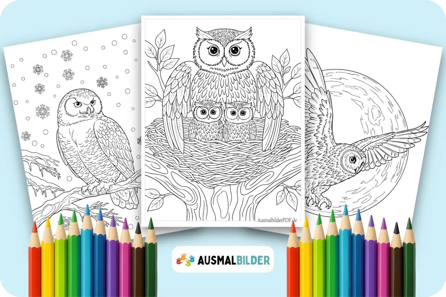 14 Eule Ausmalbilder (Kostenlose Malvorlagen zum Ausdrucken) Eule Ausmalbilder kostenlose zum Ausdrucken für Kinder und Erwachsene