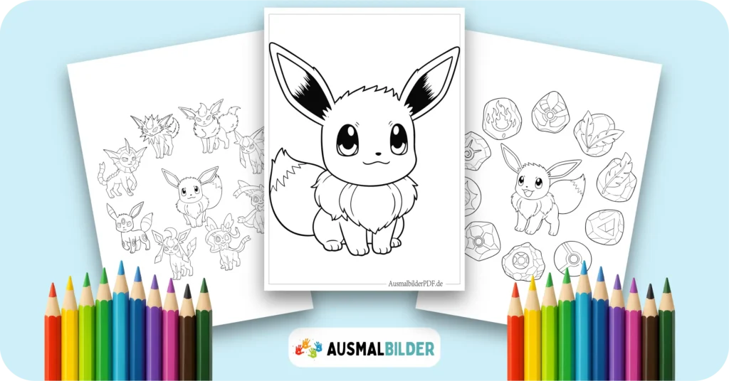 20 Evoli Ausmalbilder (Gratis Pokémon Malvorlage drucken) Evoli Ausmalbilder kostenlose Malvorlagen zum Ausdrucken für Kinder und Erwachsene