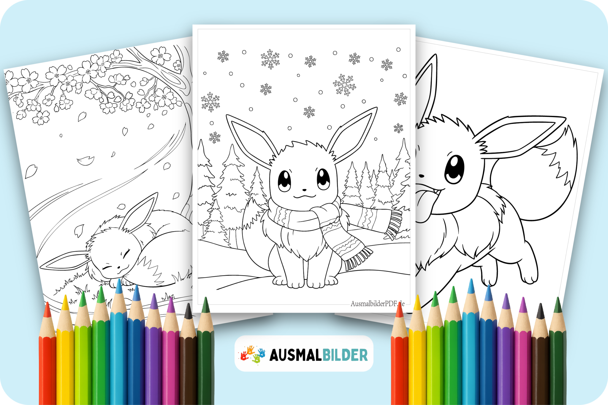 18 Evoli Ausmalbilder (Gratis zum Ausdrucken und Ausmalen) Evoli Ausmalbilder kostenlose Malvorlagen zum Ausdrucken für Kinder und Pokémon Fans