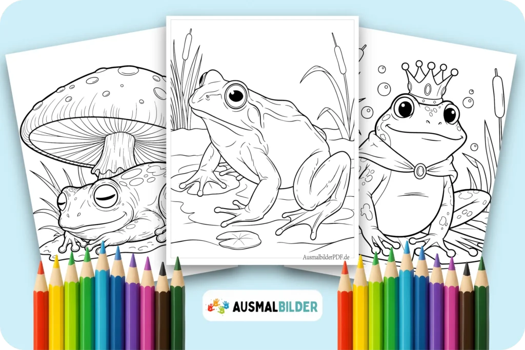 18 Frosch Ausmalbilder (Gratis Druckvorlagen zum Download) Frosch Ausmalbilder kostenlose zum Ausdrucken für Kinder jeden Alters