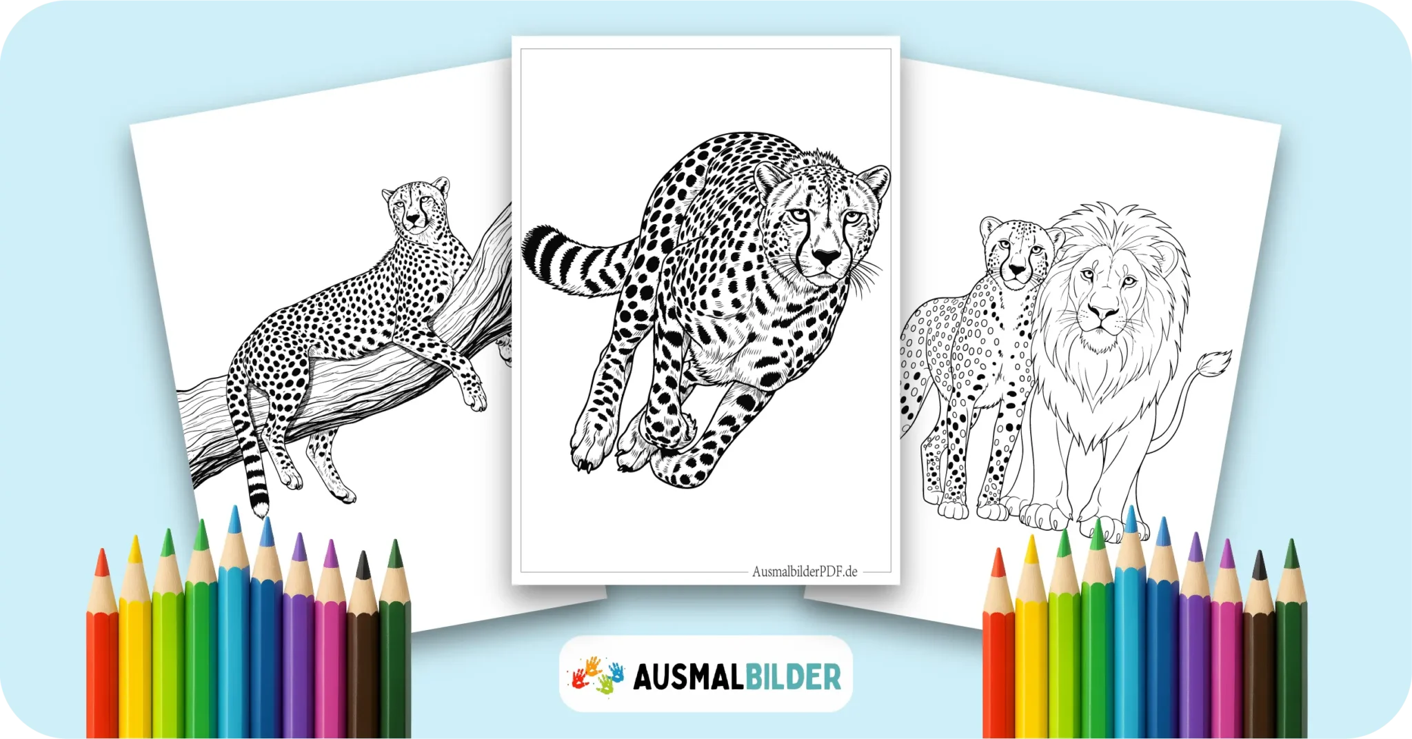 12 Gepard Ausmalbilder (Kostenlos Malvorlage zum Ausdrucken) Gepard Ausmalbilder kostenlose Malvorlagen zum Ausdrucken für Kinder und Erwachsene