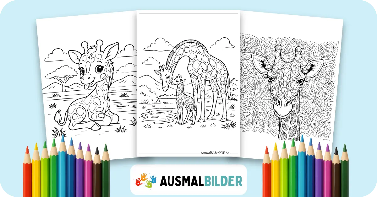 20 Giraffe Ausmalbilder (Kostenlose Malvorlage zum Ausdrucken) Giraffe Ausmalbilder kostenlose Malvorlagen zum Ausdrucken für Kinder und Erwachsene