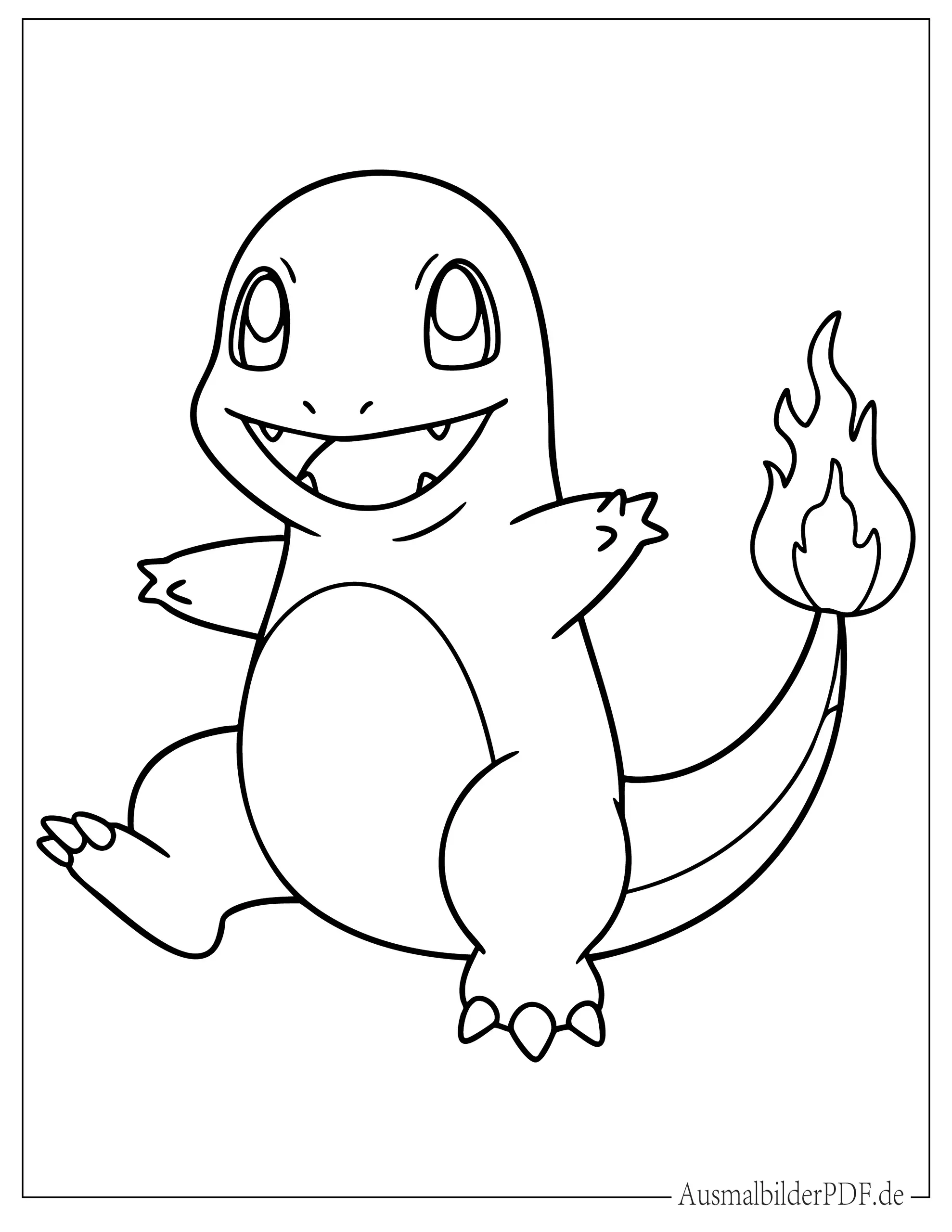 Einfaches Pokemon Glutexo Malvorlage für Vorschulkinder