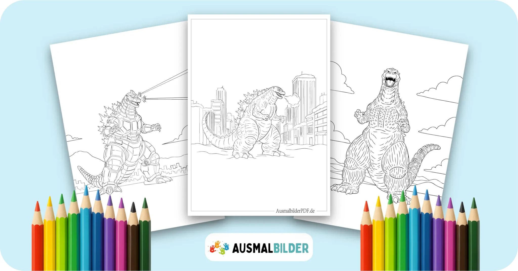 Godzilla Ausmalbilder (Kostenlos Malvorlage zum Ausdrucken) Godzilla Ausmalbilder kostenlose Malvorlagen zum Ausdrucken für Kinder und Erwachsene