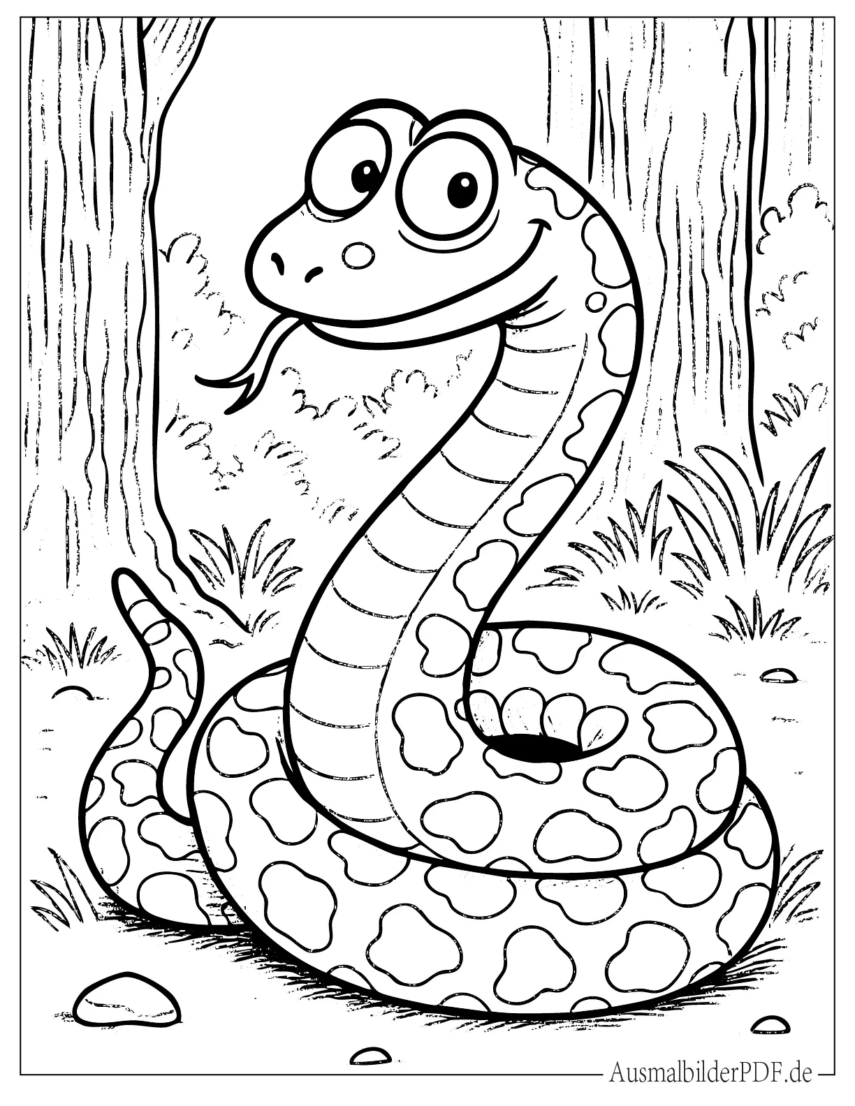 20 Schlange Ausmalbilder (Kostenlose PDF zum Ausdrucken) Gruffalo Schlange druckbares Ausmalbild