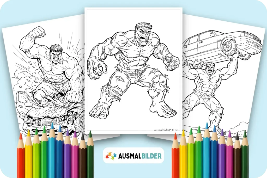 Hulk Ausmalbilder zum Ausdrucken