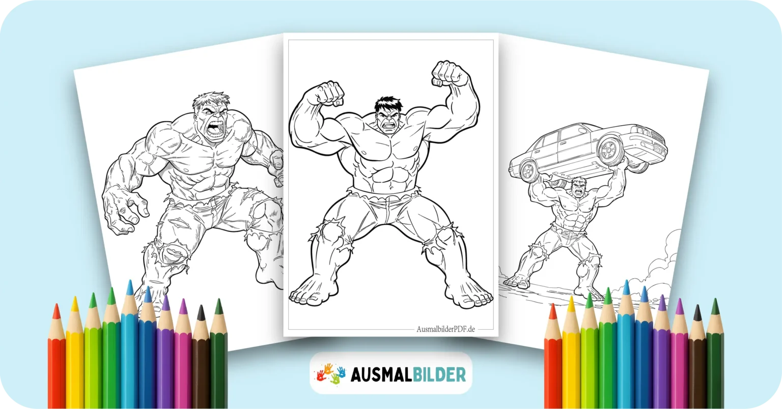 Hulk Ausmalbilder kostenlose Malvorlagen zum Ausdrucken für Kinder und Erwachsene