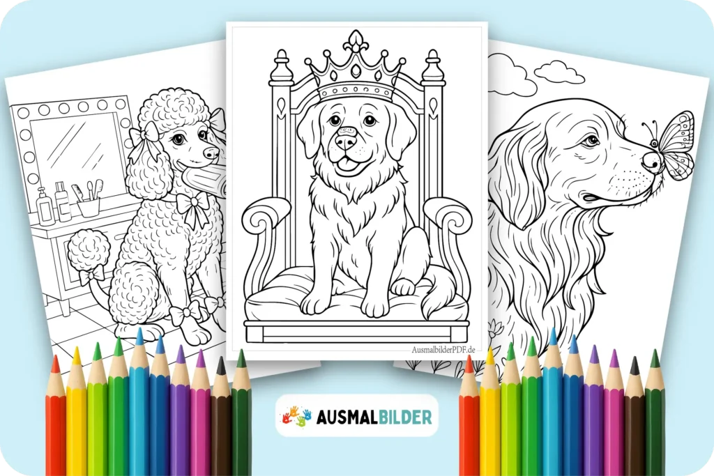 20+ Ausmalbilder Hunde (Kostenlos Malvorlagen zum Download) Hunde Ausmalbilder kostenlose zum Ausdrucken für Kinder jeden Alters