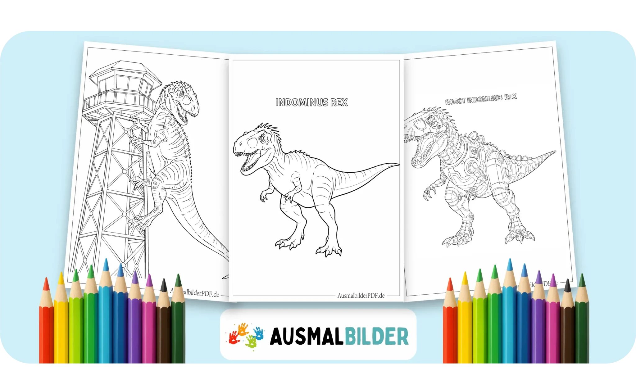 Indominus Rex Ausmalbilder kostenlose Malvorlagen zum Ausdrucken für Kinder und Erwachsene