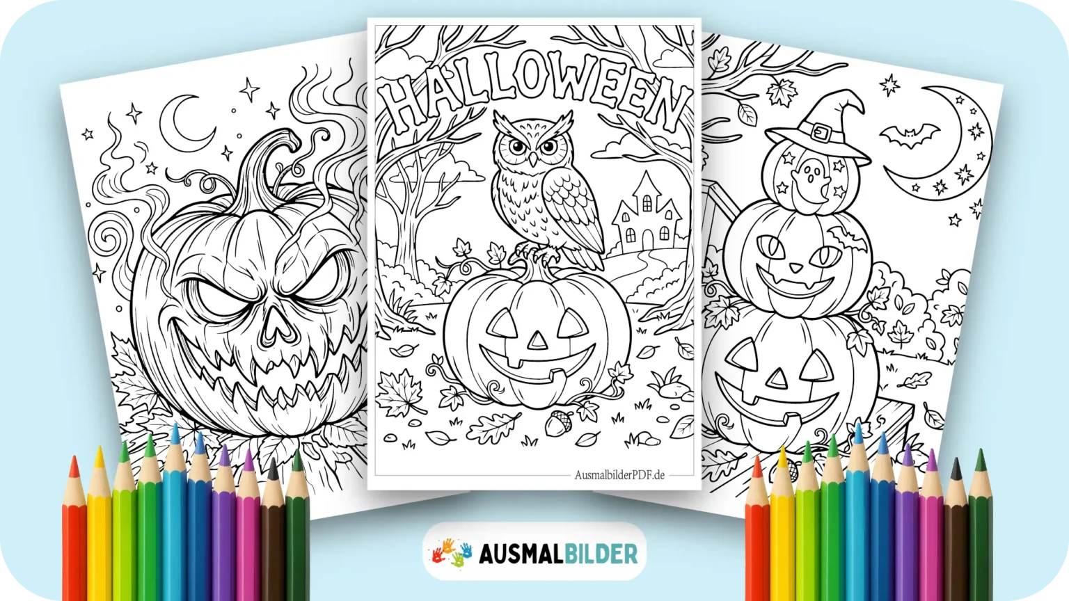 10 Kürbis Halloween Ausmalbilder (Gratis zum Ausdrucken) Kürbis Halloween Ausmalbilder kostenlose Vorlagen zum Ausdrucken für Kinder jeden Alters