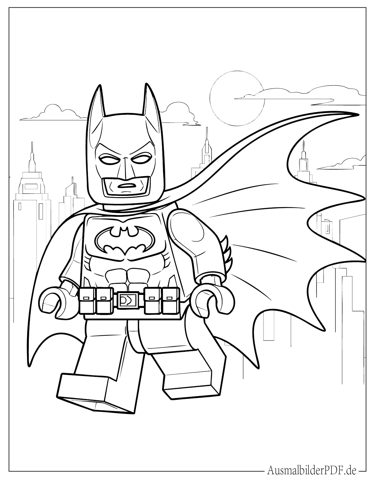 LEGO Batman Malvorlage
