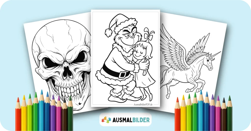 Märchen und Fantasie Ausmalbilder kostenlose Malvorlagen zum Ausdrucken für Kinder und Erwachsene