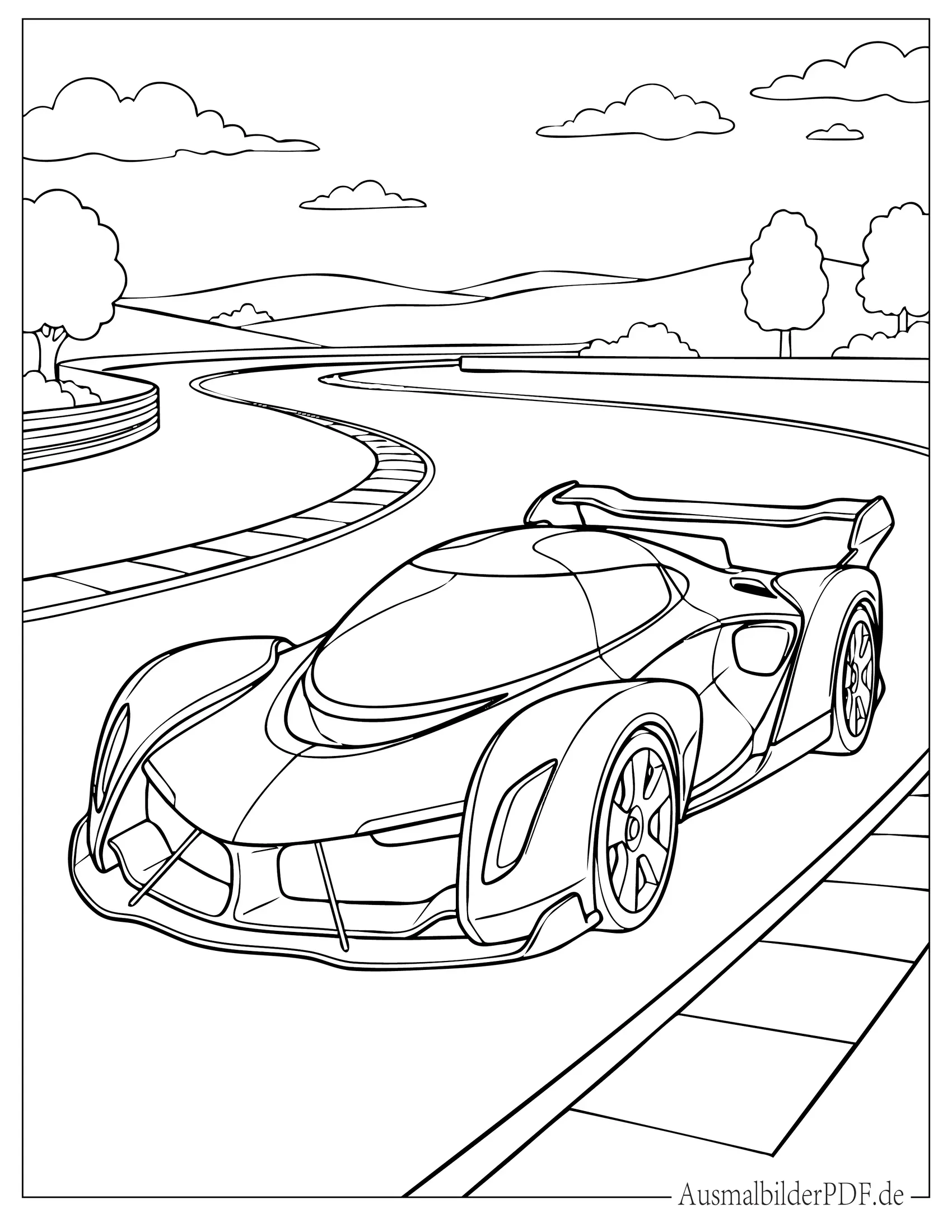 10+ McLaren Ausmalbilder (Gratis Malvorlagen zum Ausdrucken) McLaren Ultimate Vision Gran Turismo Ausmalbild zum Ausdrucken
