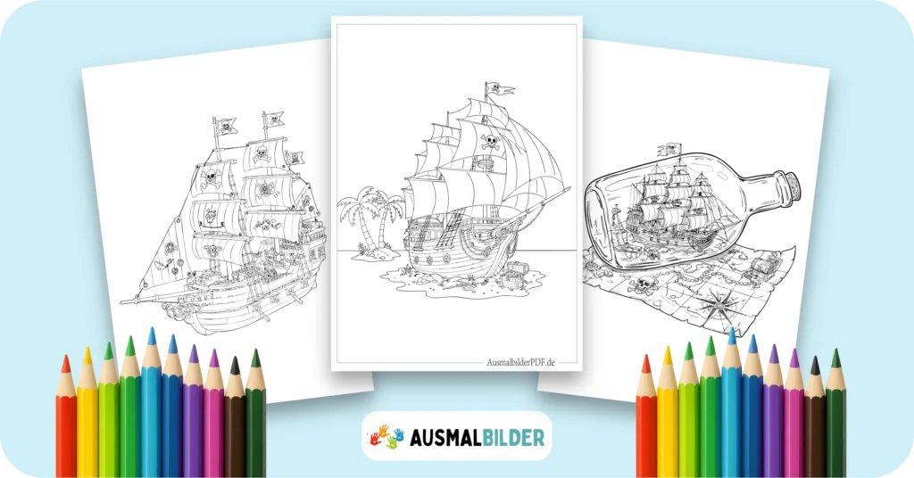 16 Piratenschiff Ausmalbilder (Gratis Malvorlage Ausdrucken) Piratenschiff Ausmalbilder kostenlose Malvorlagen zum Ausdrucken für Kinder und Erwachsene