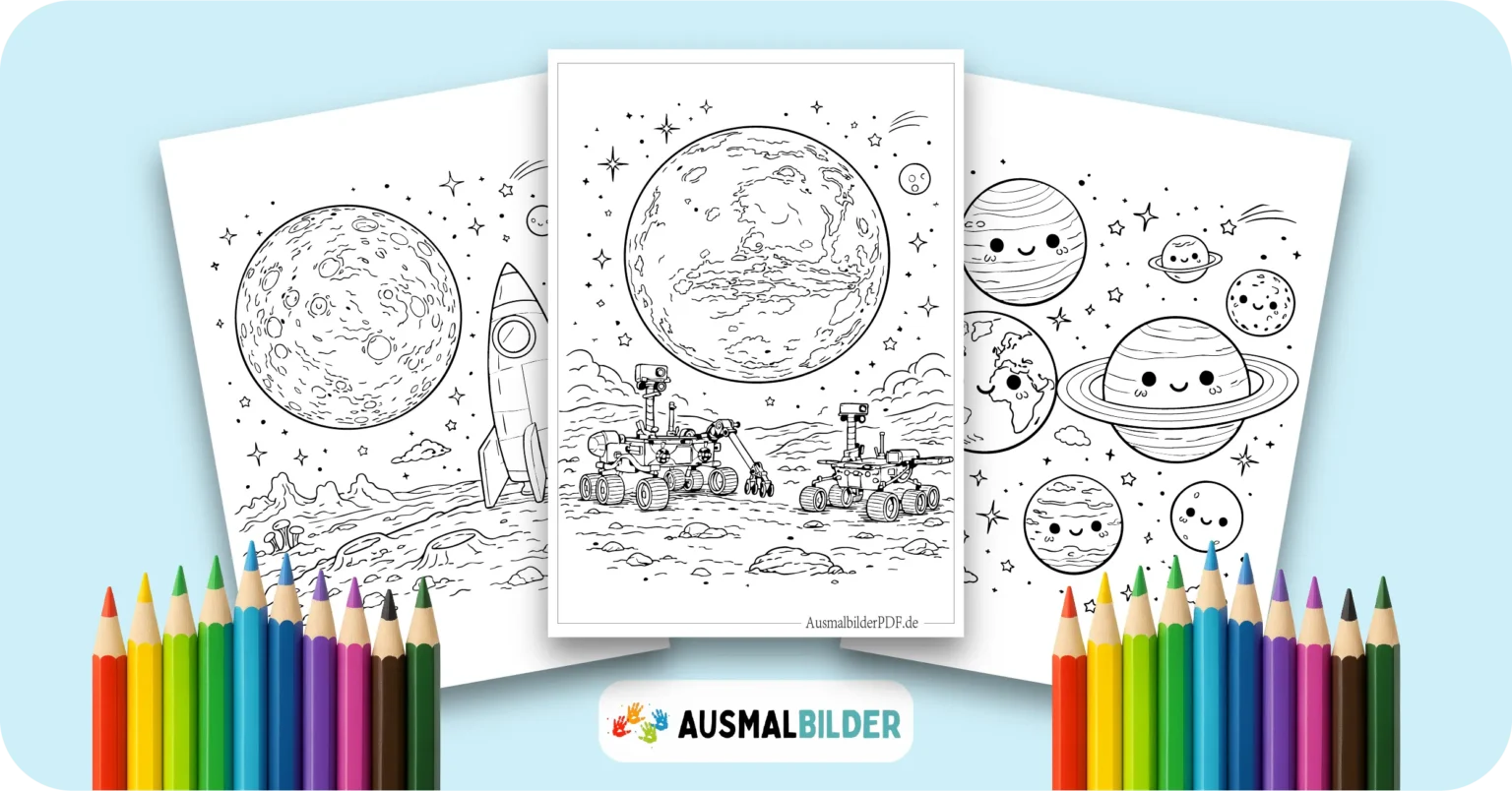 Planeten Ausmalbilder (Gratis zum Ausdrucken und Ausmalen) Planeten Ausmalbilder kostenlose Vorlagen zum Ausdrucken für Kinder jeden Alters