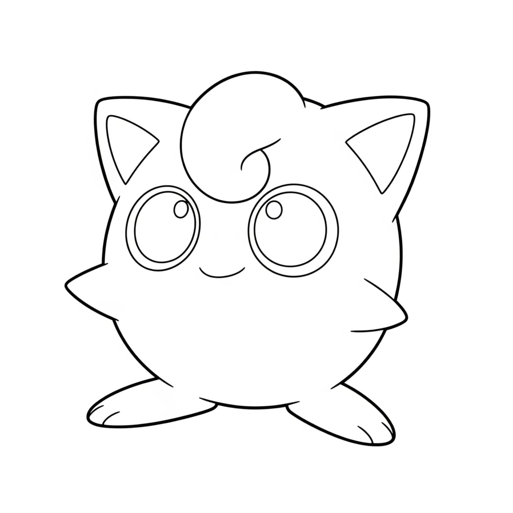 Dieses Pummeluff Ausmalbild ist kostenlos als PDF verfügbar und ideal für Kinder und Erwachsene. Perfekt zum Ausdrucken und entspannten Ausmalen.