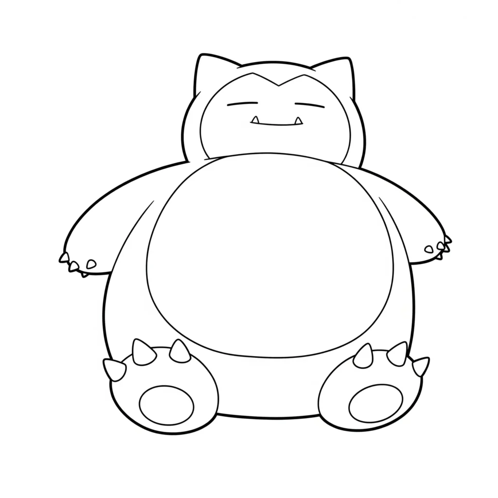 Relaxo Ausmalbilder (Gratis Pokémon Malvorlage zum drucken) Verschiedene Relaxo Ausmalbild von Pokémon zum Ausdrucken und Ausmalen für alle Altersgruppen