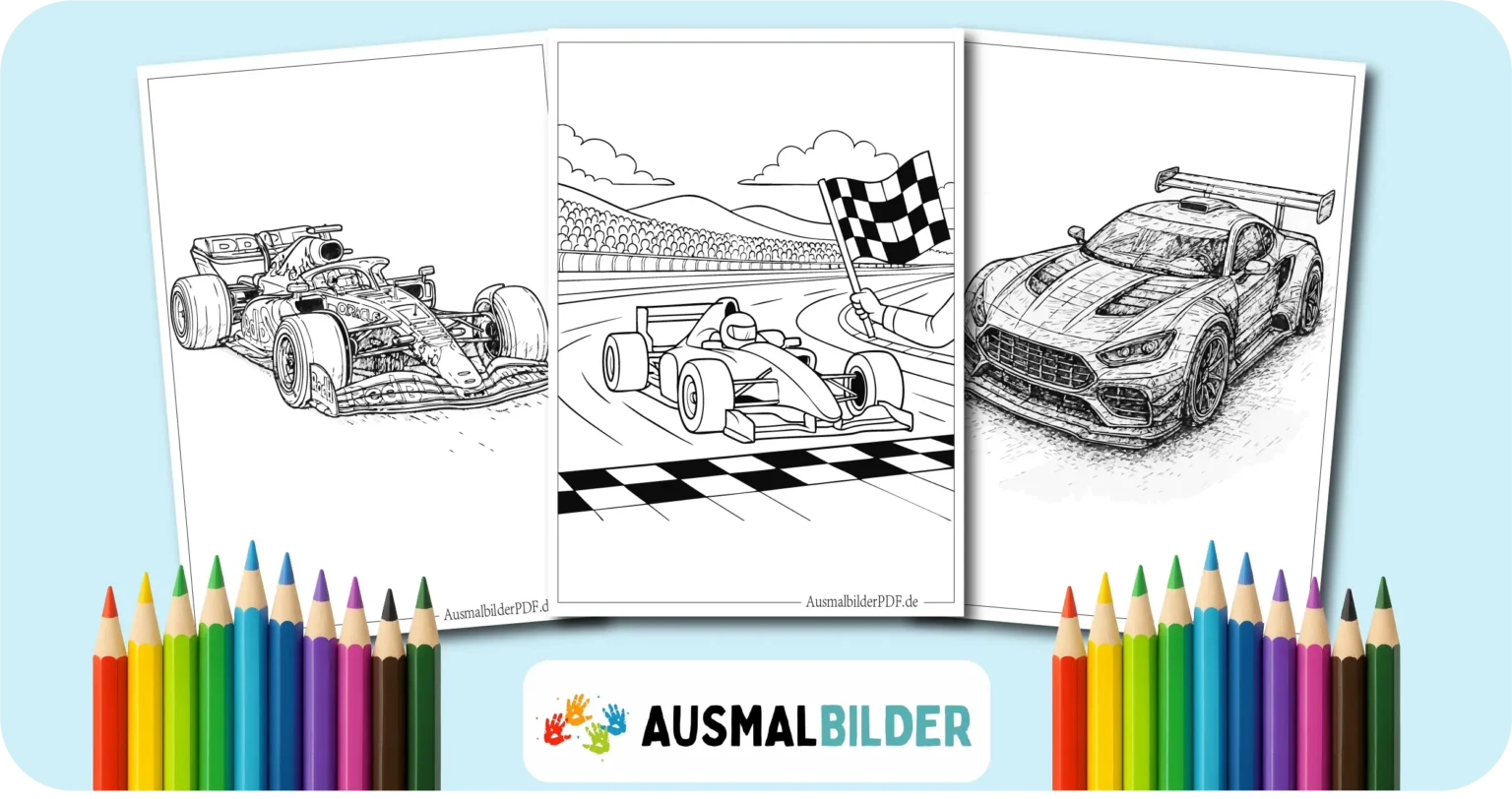 40 Rennautos Ausmalbilder (Kostenlose Malvorlage Drucken) Rennautos Ausmalbilder kostenlose Malvorlagen zum Ausdrucken für Kinder und Erwachsene