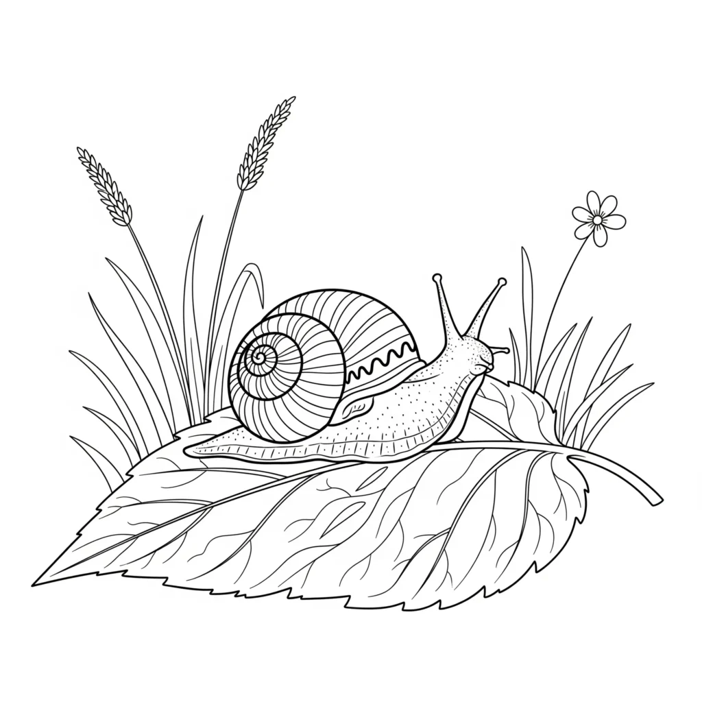 Ausdruckbare Malvorlage mit einer einfachen Schnecke für Kinder. Diese schnecke ausmalbilder pdf eignet sich ideal für ruhige Malstunden und fördert die Kreativität.