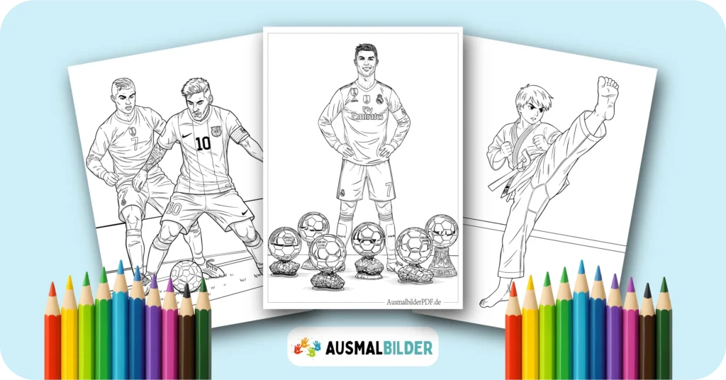 Sport und Hobbys Ausmalbilder kostenlose Malvorlagen zum Ausdrucken für Kinder und Erwachsene