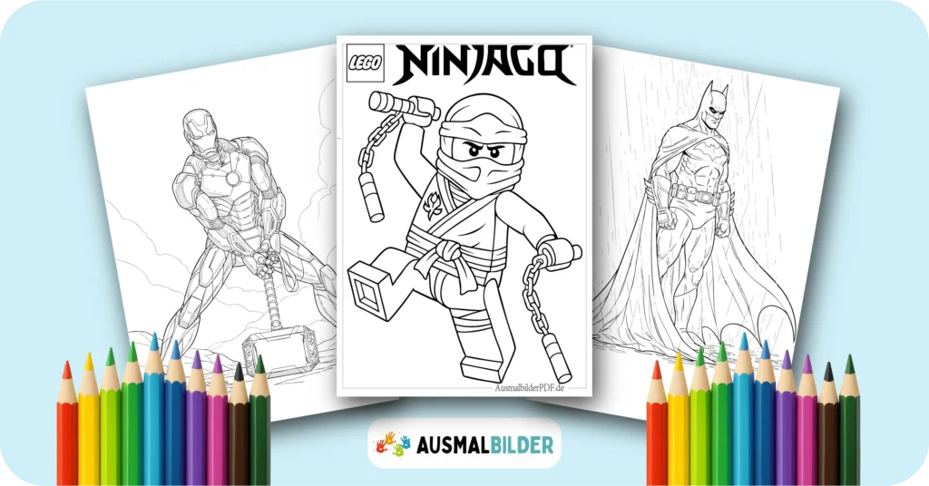 Superhelden und Charaktere Ausmalbilder kostenlose Malvorlagen zum Ausdrucken für Kinder und Erwachsene