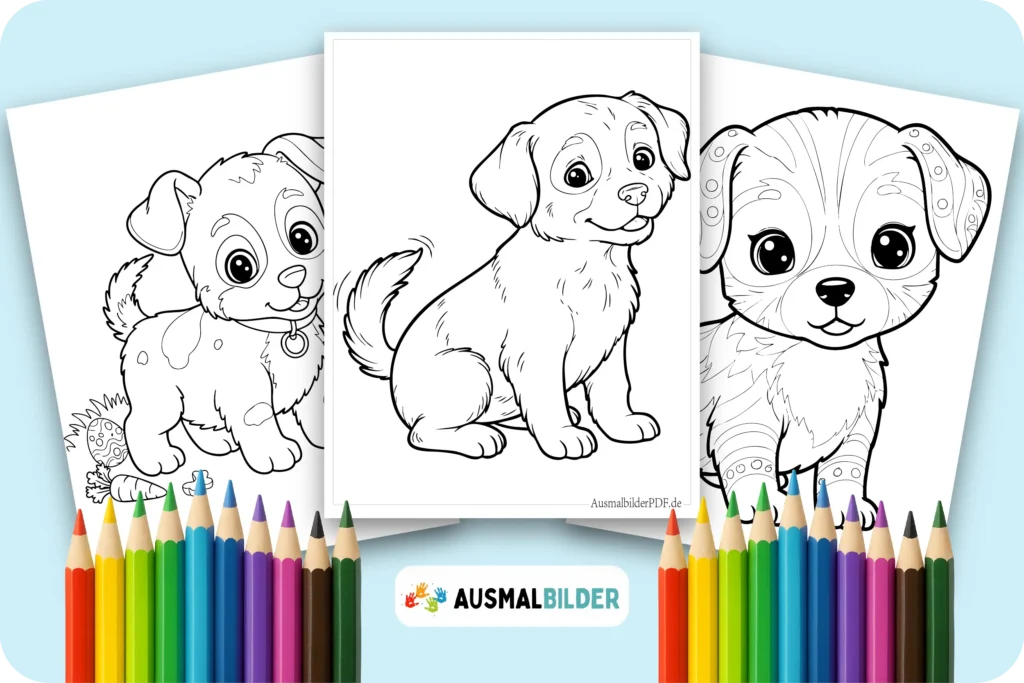 16 Ausmalbilder Welpen (Gratis Druckvorlagen zum Download) Welpen Ausmalbilder kostenlose Malvorlagen zum Ausdrucken für Kinder