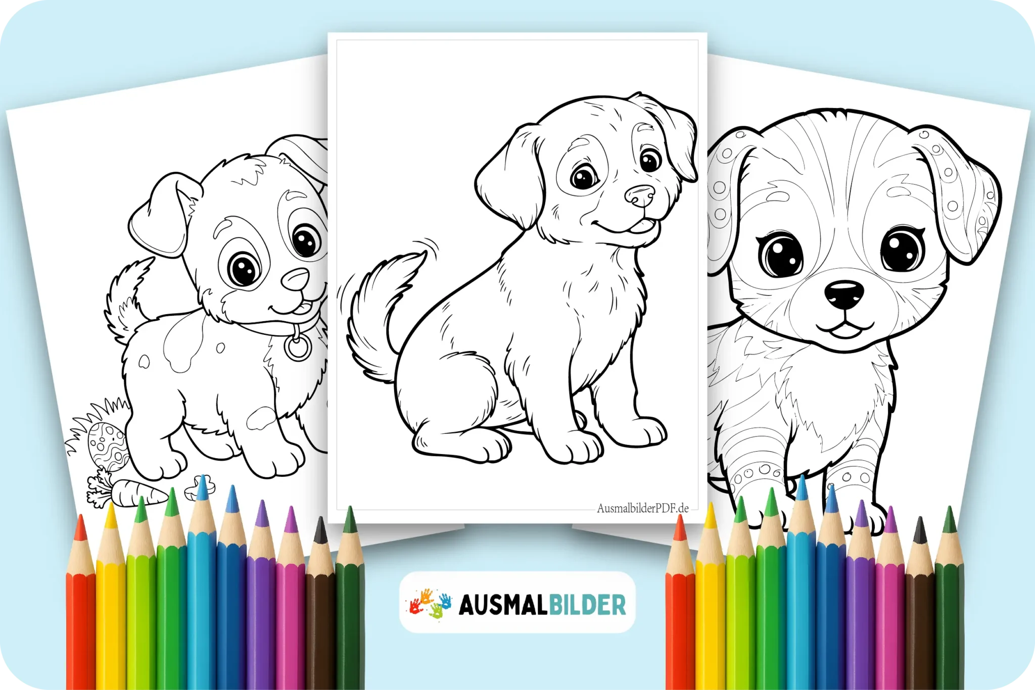 16 Ausmalbilder Welpen (Gratis Druckvorlagen zum Download) Welpen Ausmalbilder kostenlose Malvorlagen zum Ausdrucken für Kinder